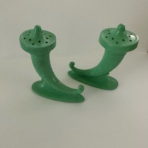 Vintage Plastic Jalapeño Salt & Pepper Shakers